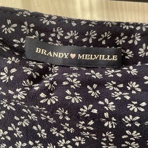 Brandy Melville blue wrap skirt